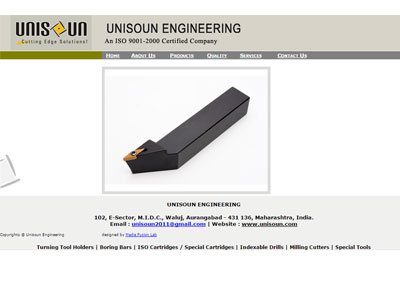 Unisoun Engineering website